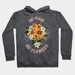 Botanical Perennial Flowers Hoodie